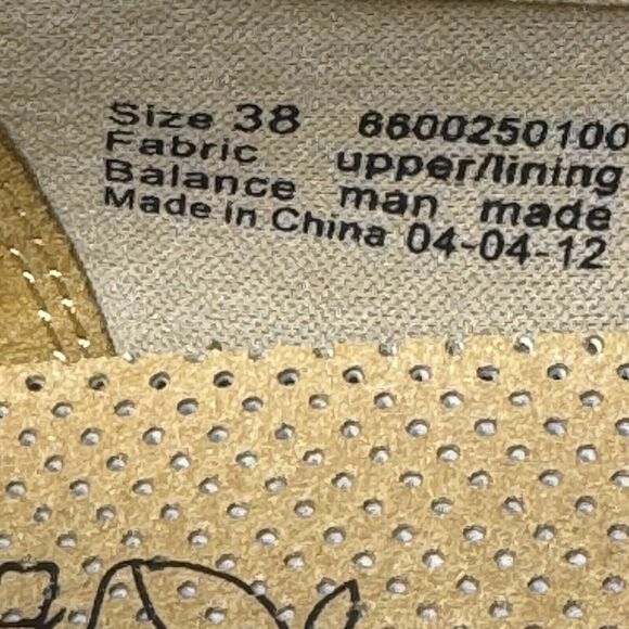 Dansko Vegan Volley Chino Palm Women EU 38 US 7.5-8 Red Canvas Slip On Clogs EUC - Picture 9 of 13